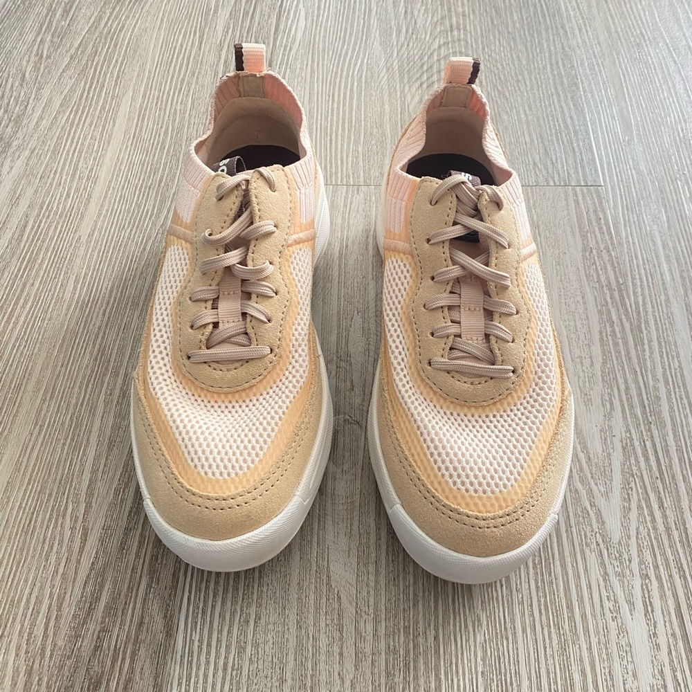 Sorel Beige and Pink Sneakers